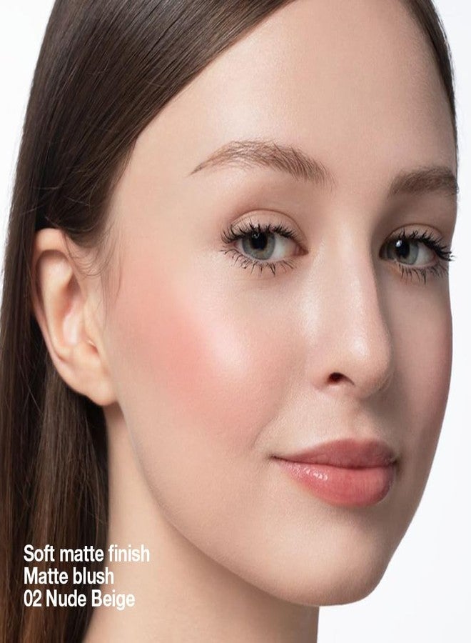 CAKAILA Blush for Cheeks,Pink Peach Powder Matte Blush Palette Cheeks Face Makeup for Older Women,Lightweight,Smooth,Blendable,Fade and Transfer-Resistant,Effortless Matte Natural Finish,Vegan & Cruelty Free - Image 3